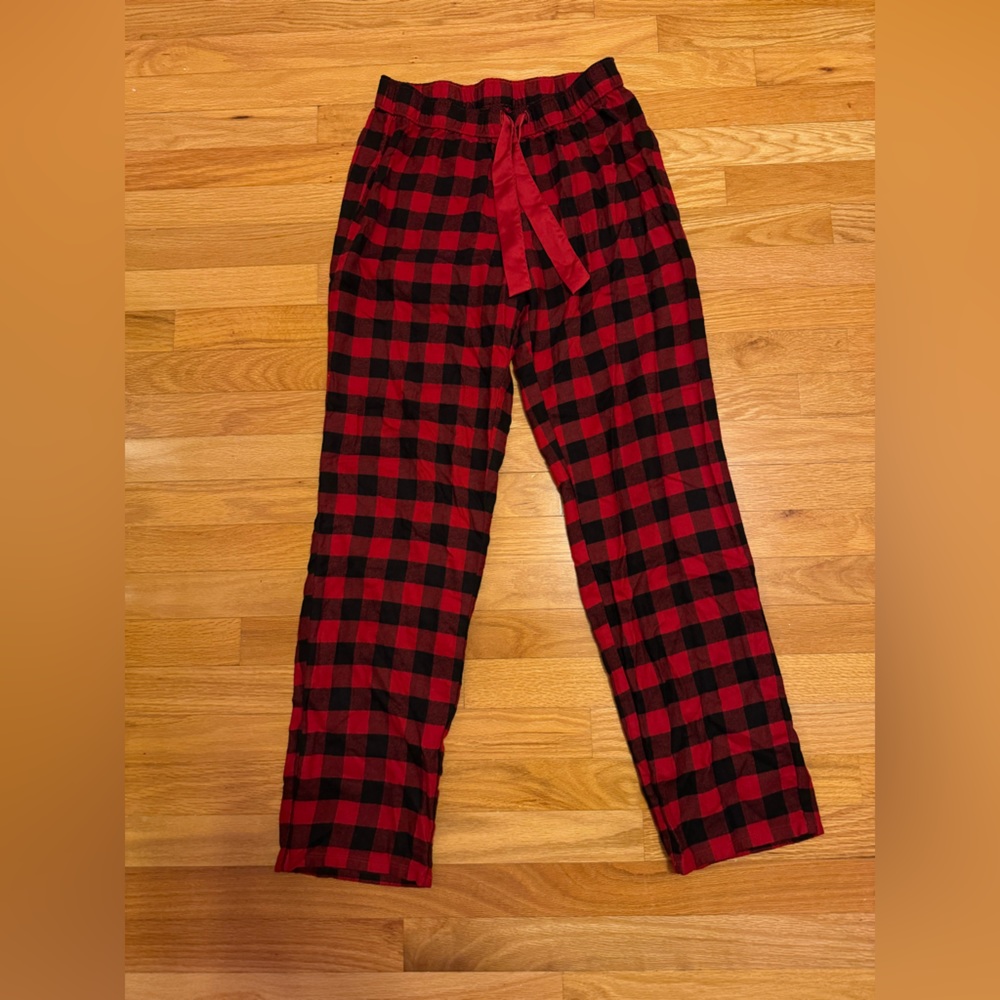 hollister flannel sleep pants size s